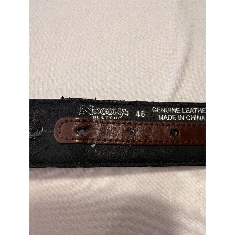 Nocona Genuine Leather Western Belt 46 Distressed